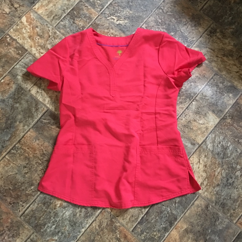 Scrub top- healing hands